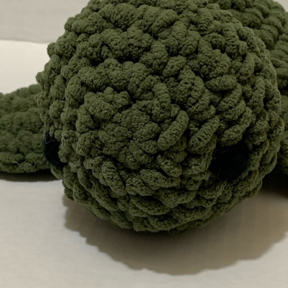Sea Turtle Playroom Decor Soft Plushie Sea Turtle Handmade Crochet - Picture 3 of 15